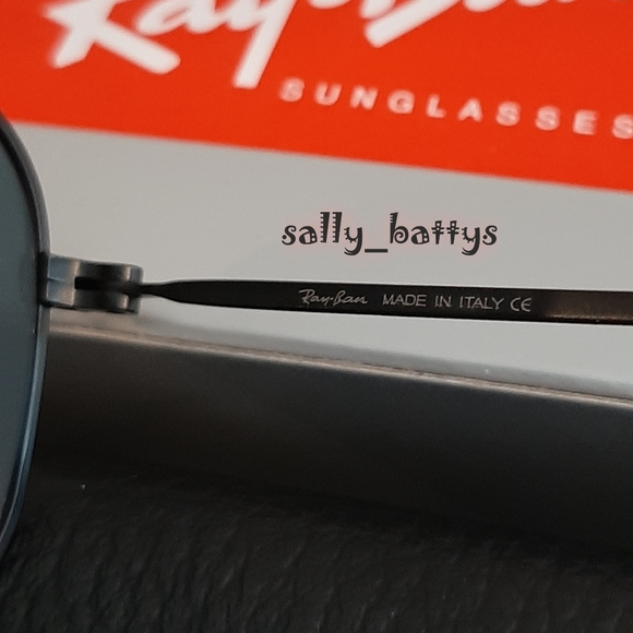 RayBan (Store Display) Hexagonal All Black RB3548 - Picture 8 of 12